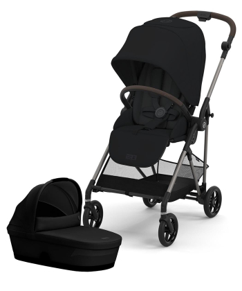Cybex Melio kolica 2 u 1 sa nosiljkom Moon Black