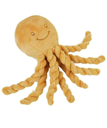 Nattou plišana igračka Hobotnica Lapidou Oker 23cm - A060786