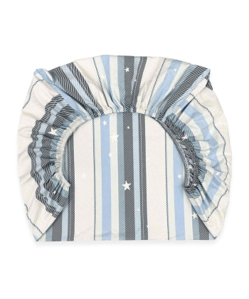 Textil čaršav za dušek za dečake 120X60 cm sa lastišom Star - Plava