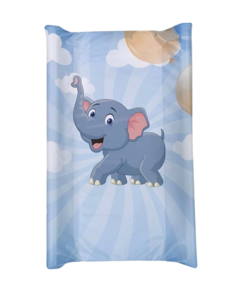 Deksi tvrda podloga za presvlačenje bebe Happy Elephant Blue 78x50 cm