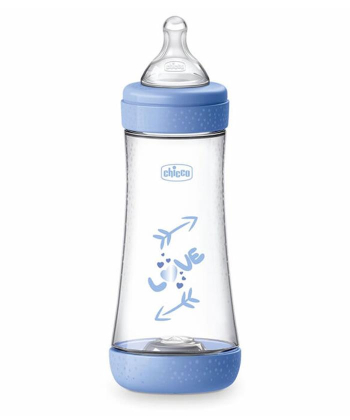 Chicco Perfect 5 plastična flašica za bebe 4m+ 300ml - Plava - A075870