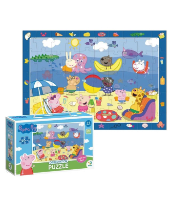 Dodo puzzle za decu Peppa Prase letnji odmor 50 delova - A082426