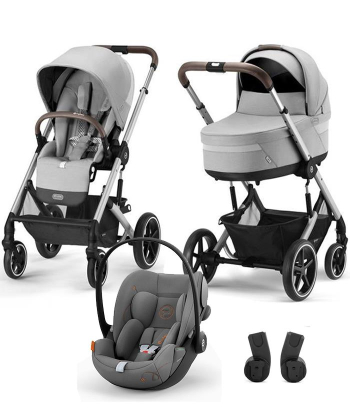 Cybex Balios S kolica za bebe 2 u 1 sa Cloud G i-Size auto sedištem - Lava Grey