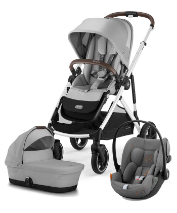 Cybex Gazelle S kolica za bebe 3 u 1 sa Cloud G i-Size auto sedištem - Lava Grey