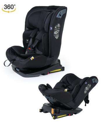 Jungle IMove I-Size 360 auto sedište za bebe 40-150cm - Black