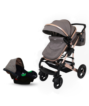 Jungle kolica za bebe 3 u 1 Oxy - Gold Beige