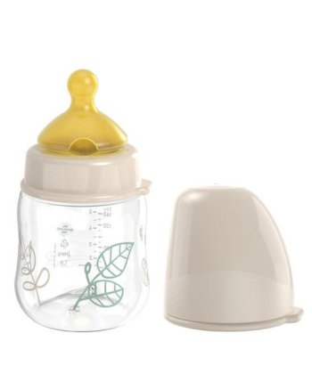 Nip Green plastična flašica za bebe 150ml spori protok 0m+ Bež - A089062