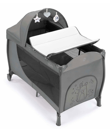 Cam Daily Plus prenosivi krevetac za bebe sa dva nivoa Grey Rabbit - L-113.265