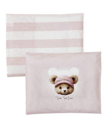 Textil jastučnica za bebe devojčice 50x40 cm Teddy Roze