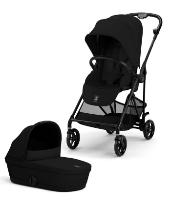 Cybex Melio Carbon kolica 2 u 1 sa nosiljkom - Magic Black New
