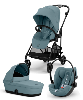 Cybex Melio Carbon kolica 3 u 1 sa auto sedištem Cloud G I-size - Stormy Blue