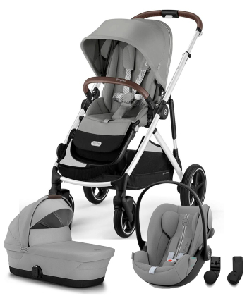 Cybex Gazelle S kolica za bebe 3 u 1 sa Cybex Gloud G i-SIZE auto sedištem - Stone Grey&Lava Grey