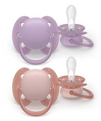 Avent Ultra Soft varalica za devojčice 6-18 meseci Lila&Nude SCF091/43