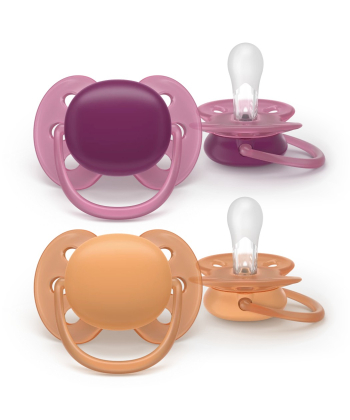 Avent Ultra Soft varalica za devojčice 18 meseci+ Purple&Orange SCF093/03