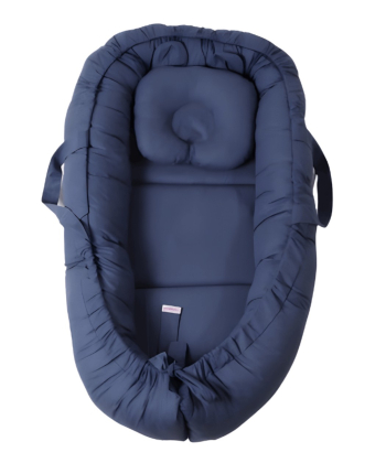 Bebekevi Comfort gnezdo za bebe sa jastukom Indigo