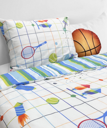 Posteljina za dečiji krevet (navlaka za jorgan i jasučnica) Playground