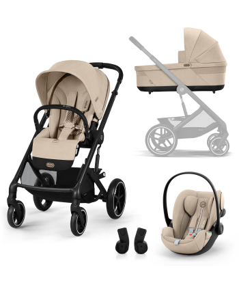 Cybex Balios S kolica za bebe 3 u 1 sa Cloud G i-Size Plus auto sedištem - Almond Beige