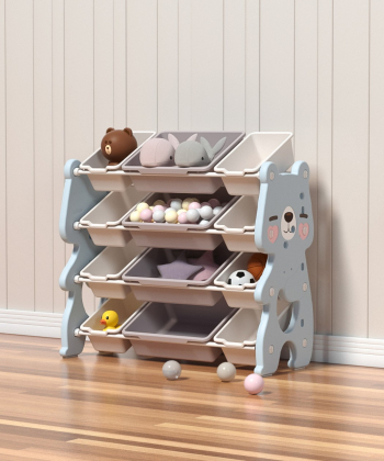 Feelkids sistem za odlaganje igračaka i stvari Meda XS Plava