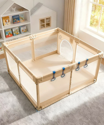 JOY ogradica za bebe 127x127 cm Bež