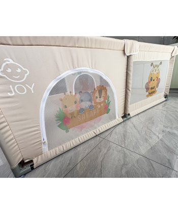 JOY ogradica za bebe 150x180 cm Print Bež
