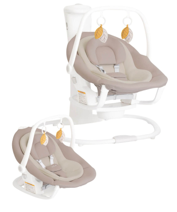 Joie Whimsy ljuljaška za bebe 2 u 1 do 9 kg Almonds