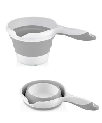 Babyjem sklopivi bokal za kupanje bebe - Athracite