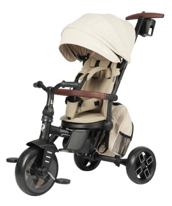 QPlay Comfo Max tricikl za decu do 25 kg Beige