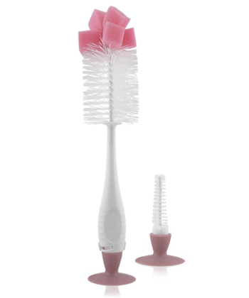 Lorelli četka za čišćenje flašica i cucli Blush Pink