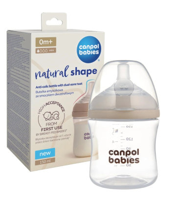 Canpol Babies Natural Shape flašica antikolik dual zone 150ml 35/400
