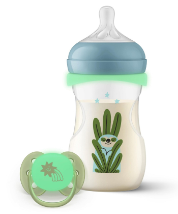 Avent set natural response Nighttime set - flašica sa varalicom SCD838/17