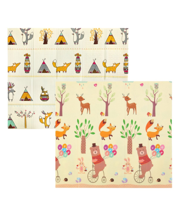 NouNou podloga za igru bebe od XPE pene Indian Summer 180×200x1 cm