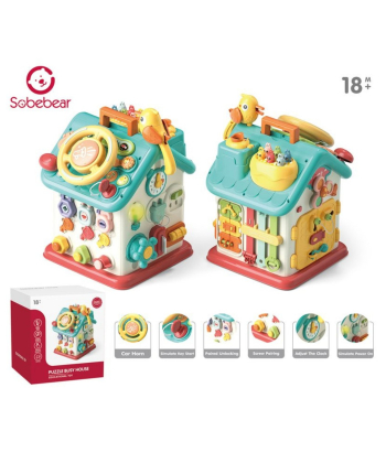 HK Mini edukativna kućica sa aktivnostima Puzzle busy house A102978