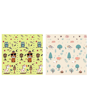 BBO Podloga za igru bebe od pene 180x200x1cm Cool Cat