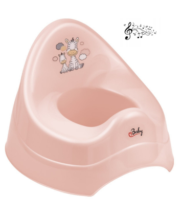 Maltex Classic muzička noša za decu Zebra Roze