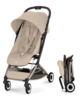 Cybex Orfeo kolica za decu do 22 kg Taupe frame Almond beige New