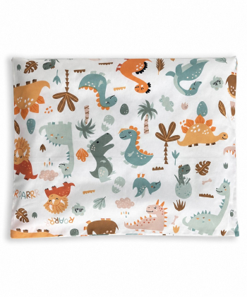 Textil jastučnica za bebe 40x50cm Dino družina