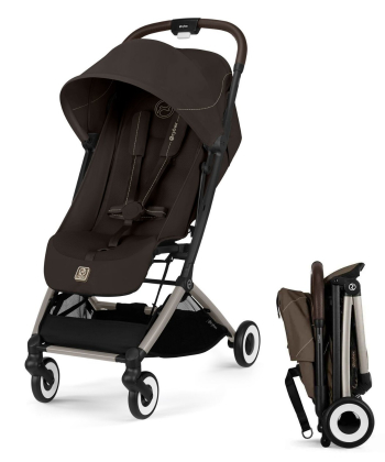 Cybex Orfeo kolica za decu do 22 kg Taupe frame Chocolate Brown