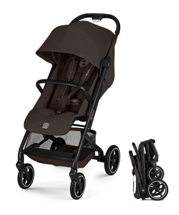 Cybex Beezy kolica za bebe do 22 kg black frame Chocolate Brown
