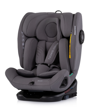 Chipolino Techno iGrow 360 Isofix auto sedište za bebu 40-150cm Charcoal