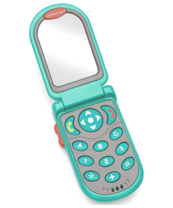Infantino telefon za bebe Flip&Peek Phone Teal 115242