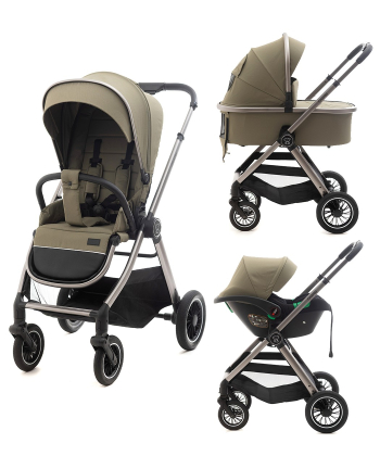BBO Charm Lux kolica za bebe 3 u 1 Green