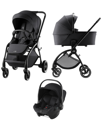 Britax Romer RIO kolica za bebe 3 u 1 do 22 kg - Carbon Black