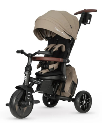QPlay Combo Max tricikl za decu do 25 kg Brown