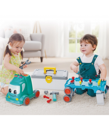 Infantino kamion za decu 3 u 1 Busy Builder Fun Sounds Truck 22115482