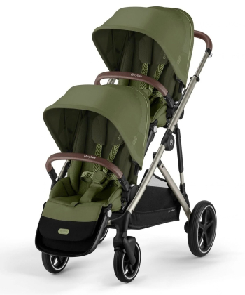 Cybex Gazelle S kolica za blizance Taupe frame - Moss Green