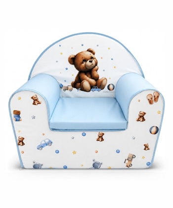 Tri Drugara foteljica za bebe Meda Plava