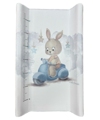 Deksi meka podloga za presvlačenje bebe Zeka na motoru 78x50 cm Plava