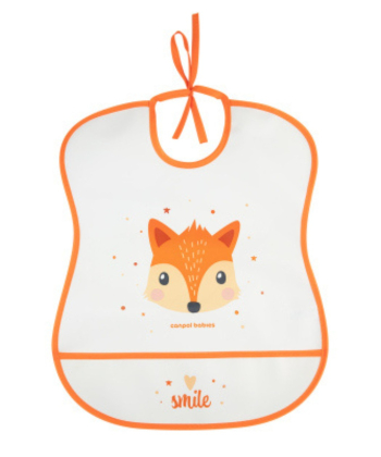 Canpol Babies portikla sa džepom Cute Animals pvc 2/919 Orange