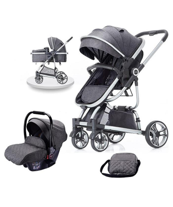 BBO Tiffani kolica za bebe 3 u 1 - Grey
