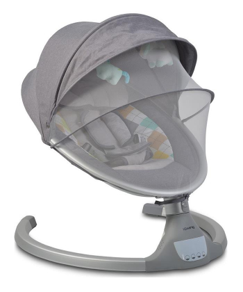 Cangaroo iSwing elektična ljuljaška za bebe Light Grey
